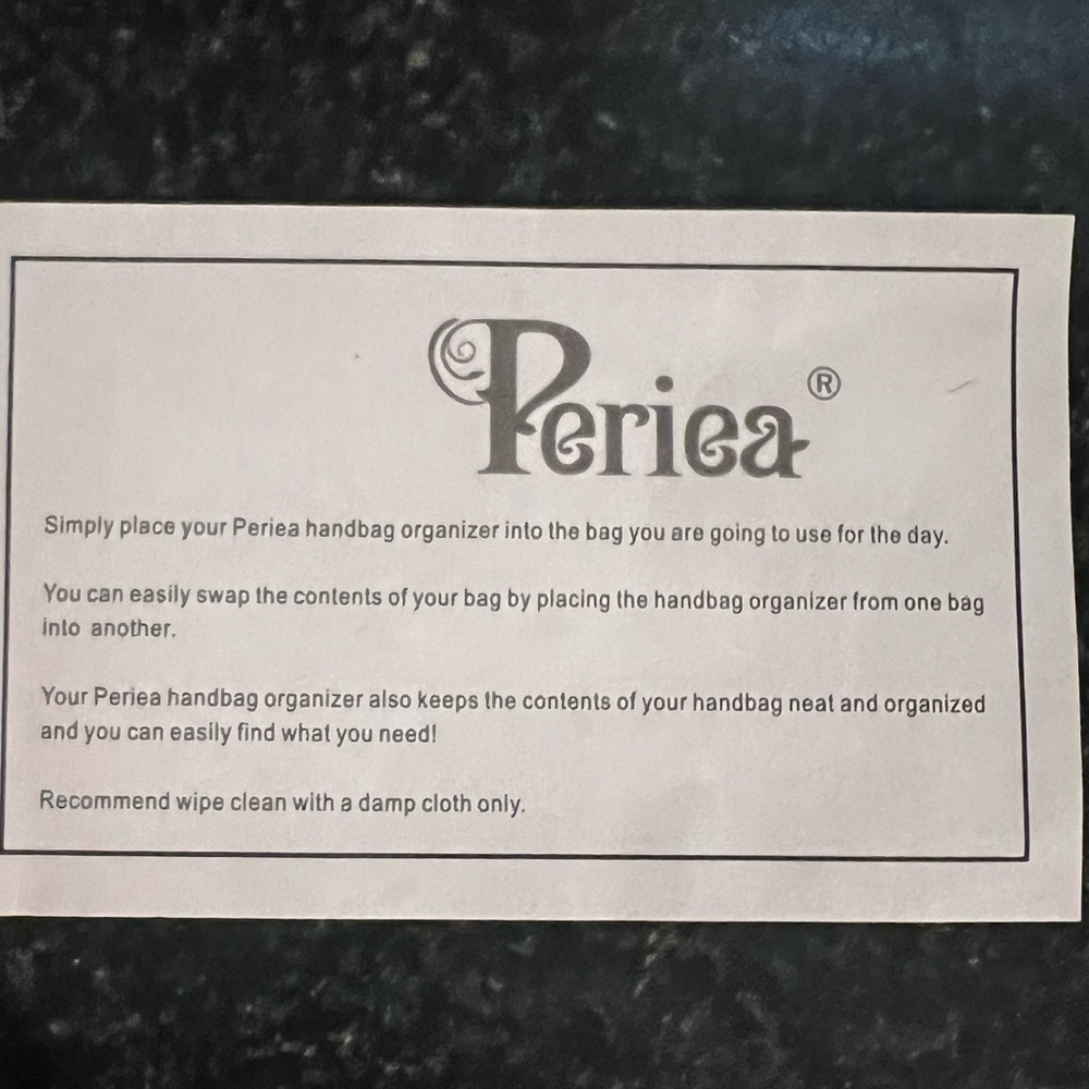 Periea Handbag Organizer Insert New - Picture 12 of 15